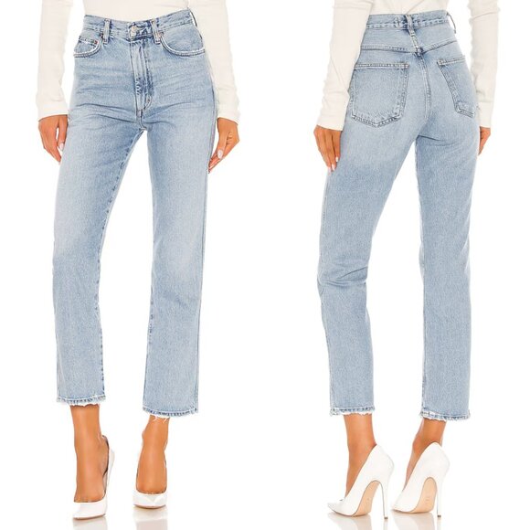 Agolde Denim - AGOLDE Pinch High Rise Kick in Riptide, Size 23